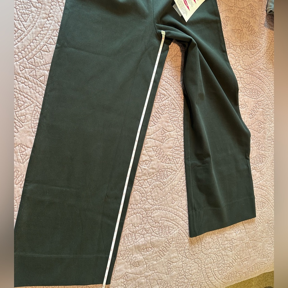 Women With Control Prime Stretch Denim Regular Wide Leg Pants - Small Petite - Picture 10 of 13